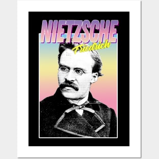 Friedrich Nietzsche Graphic Design Hipster Statement Tee Posters and Art